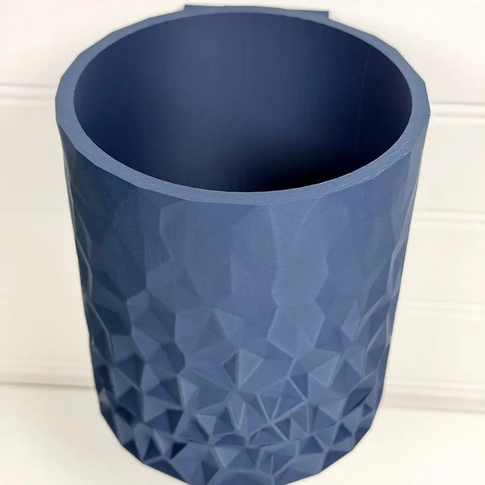 Voronoi Wall Hanging Planter, Indoor Plant Pot, Screw On Drip Tray, Geometric